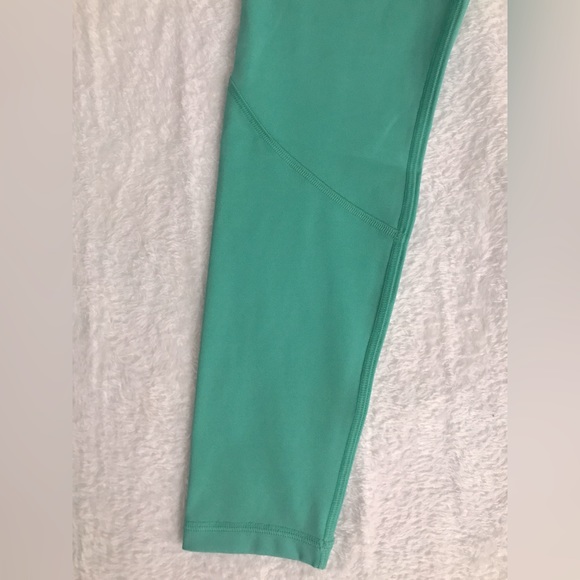 Reebok Two-Tone Studio Leggings
Size: Small 
Color: Future Teal - Picture 8 of 10